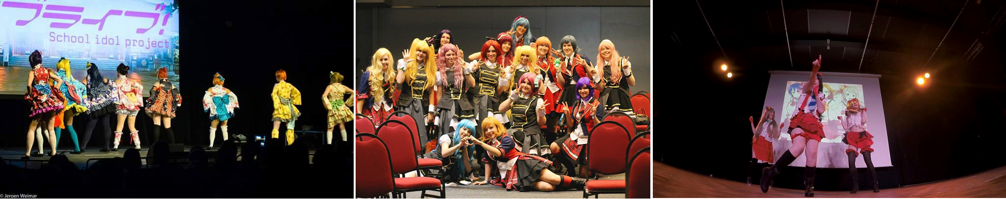Foto's van Cosplay Pudding, Hemera Cosplayc Shiori Cosplay, AKB48 Dance Group en Rho's Dance Group.
